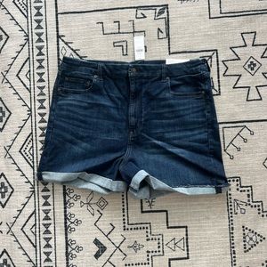 American Eagle curvy super hi-ride shortie shorts size 20